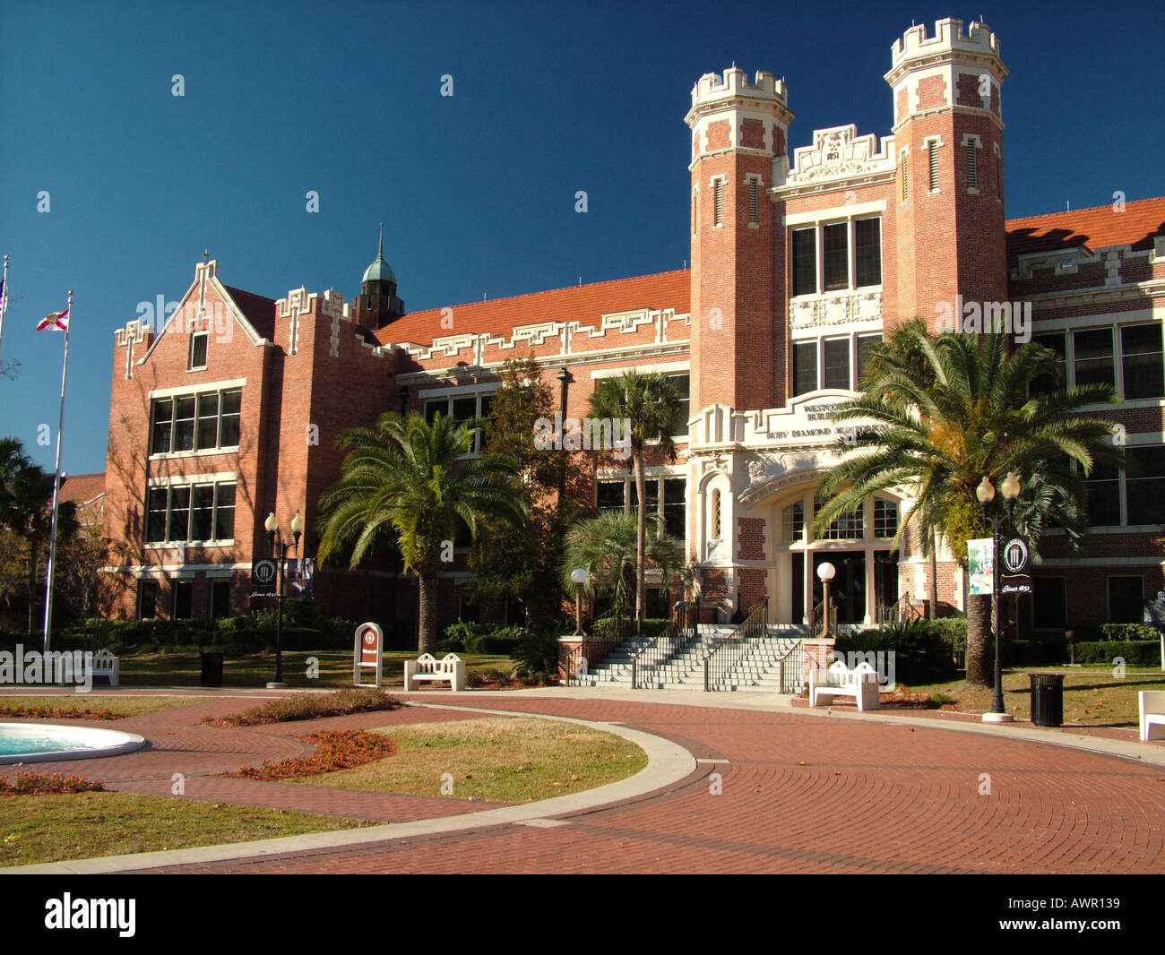 University auditorium building university florida hi-res stock ...