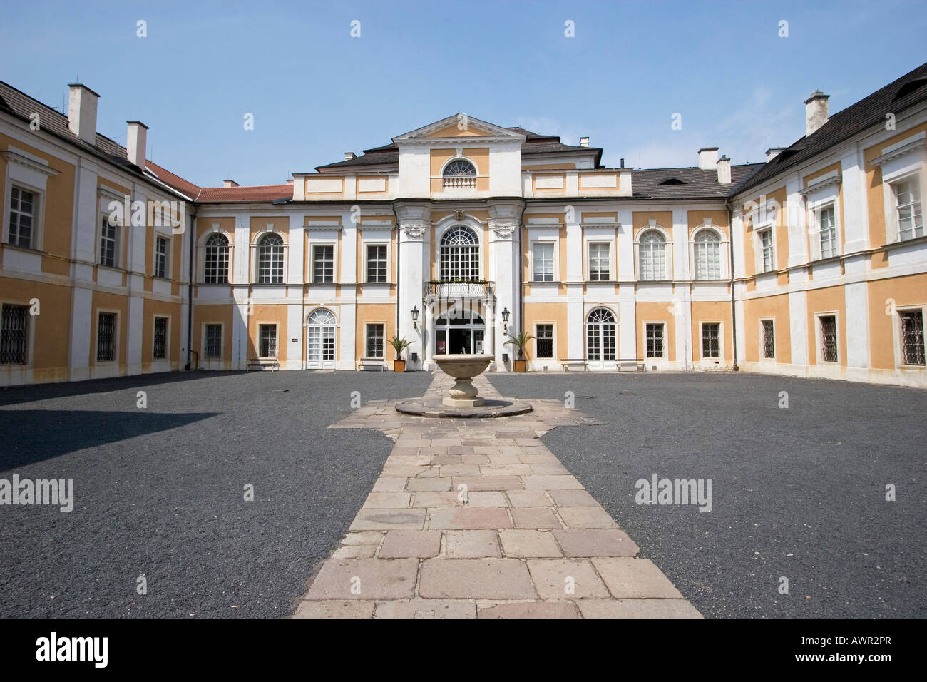 Castle of Dux, Giacomo Girolamo Casanova lived here, Duchcov, Czech Republic Stock Photo