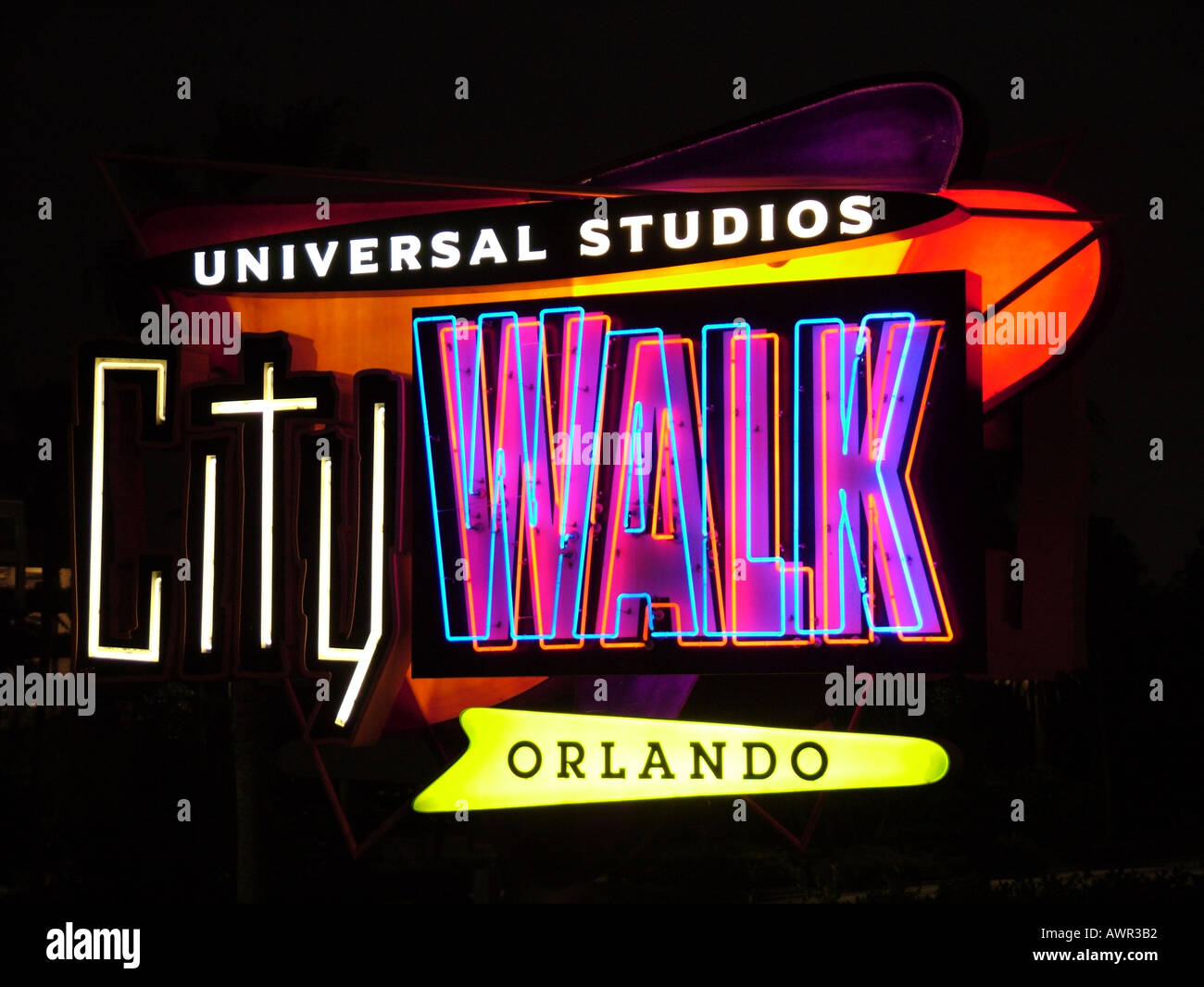 Universal orlando resort night orlando hires stock photography and