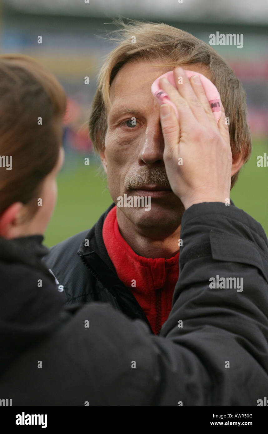 Soccer Coach from the german 1. FC Koeln, Christoph Daum Stock Photo