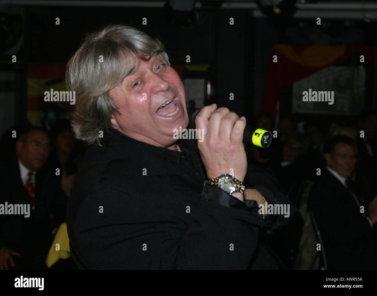 Singer Harry Schlagerl, so called 'Anton aus Tirol' Stock Photo