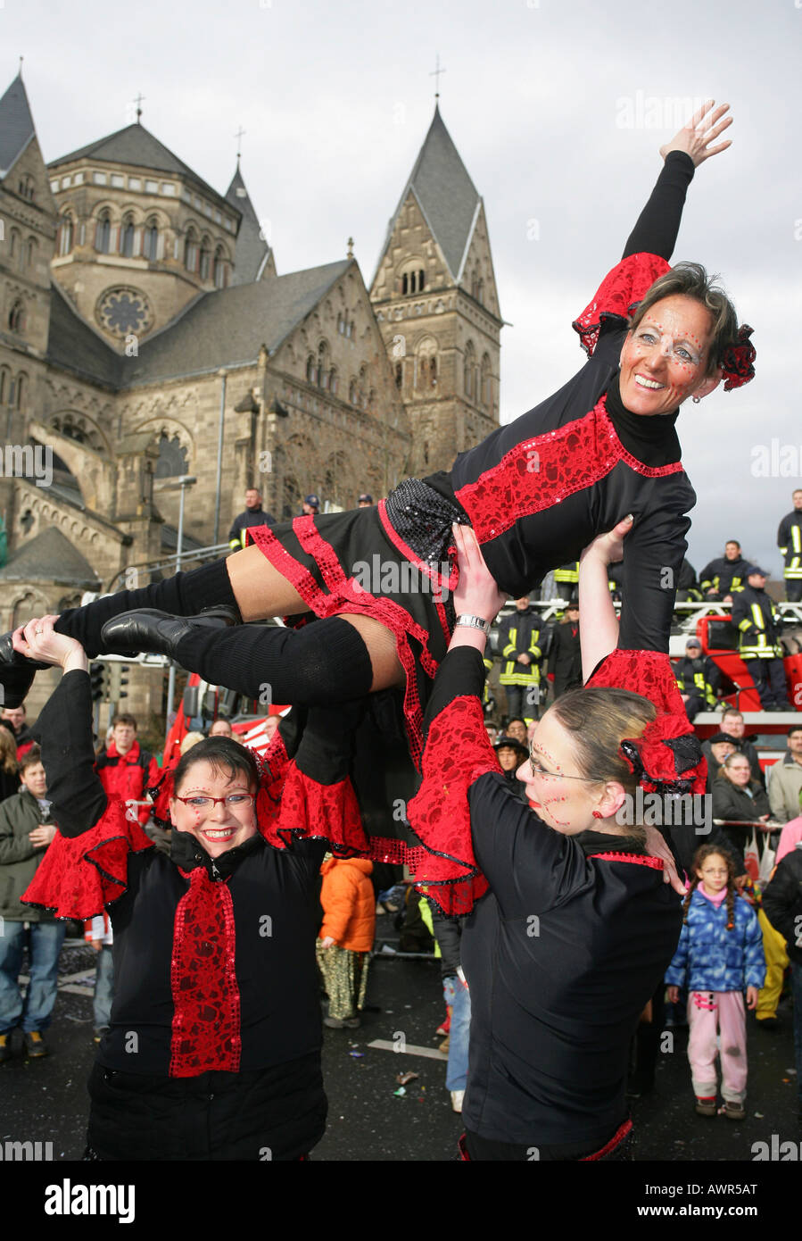 Mardi gras parade in Koblenz, Rhineland-Palatinate, Germany: Stock Photo