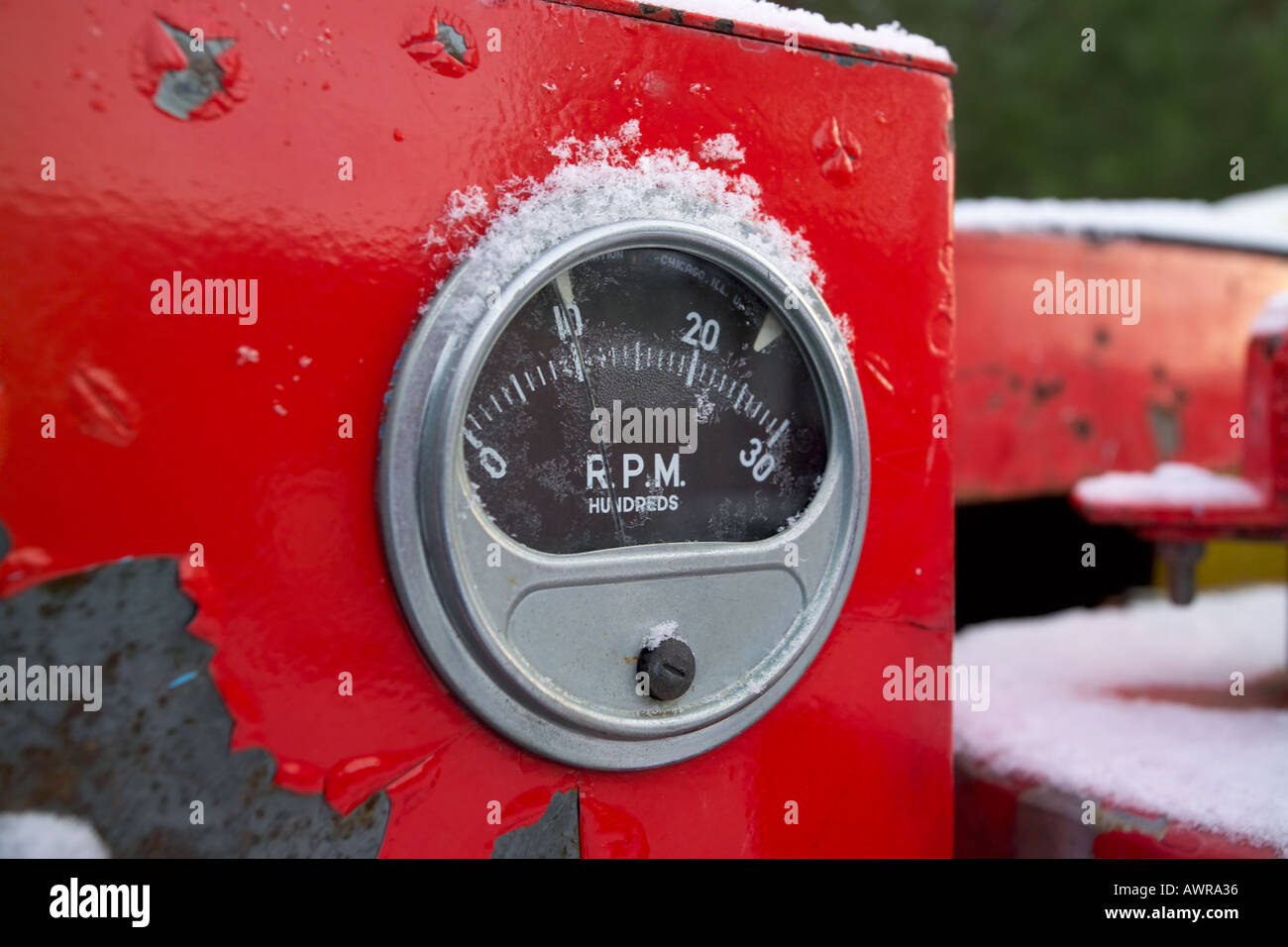 rpm gauge Stock Photo