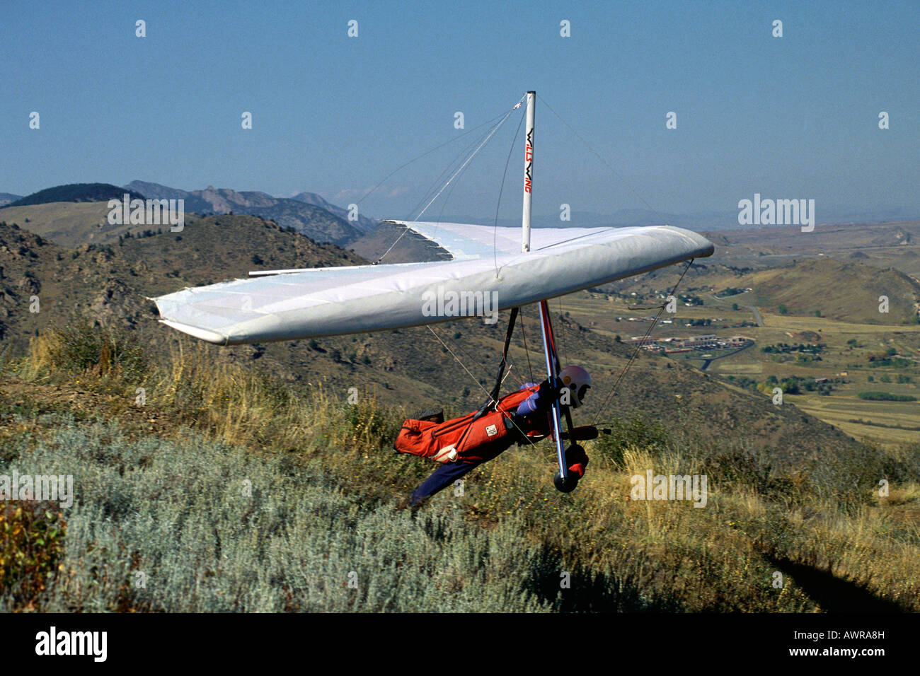 Hang Glider Stock Photo