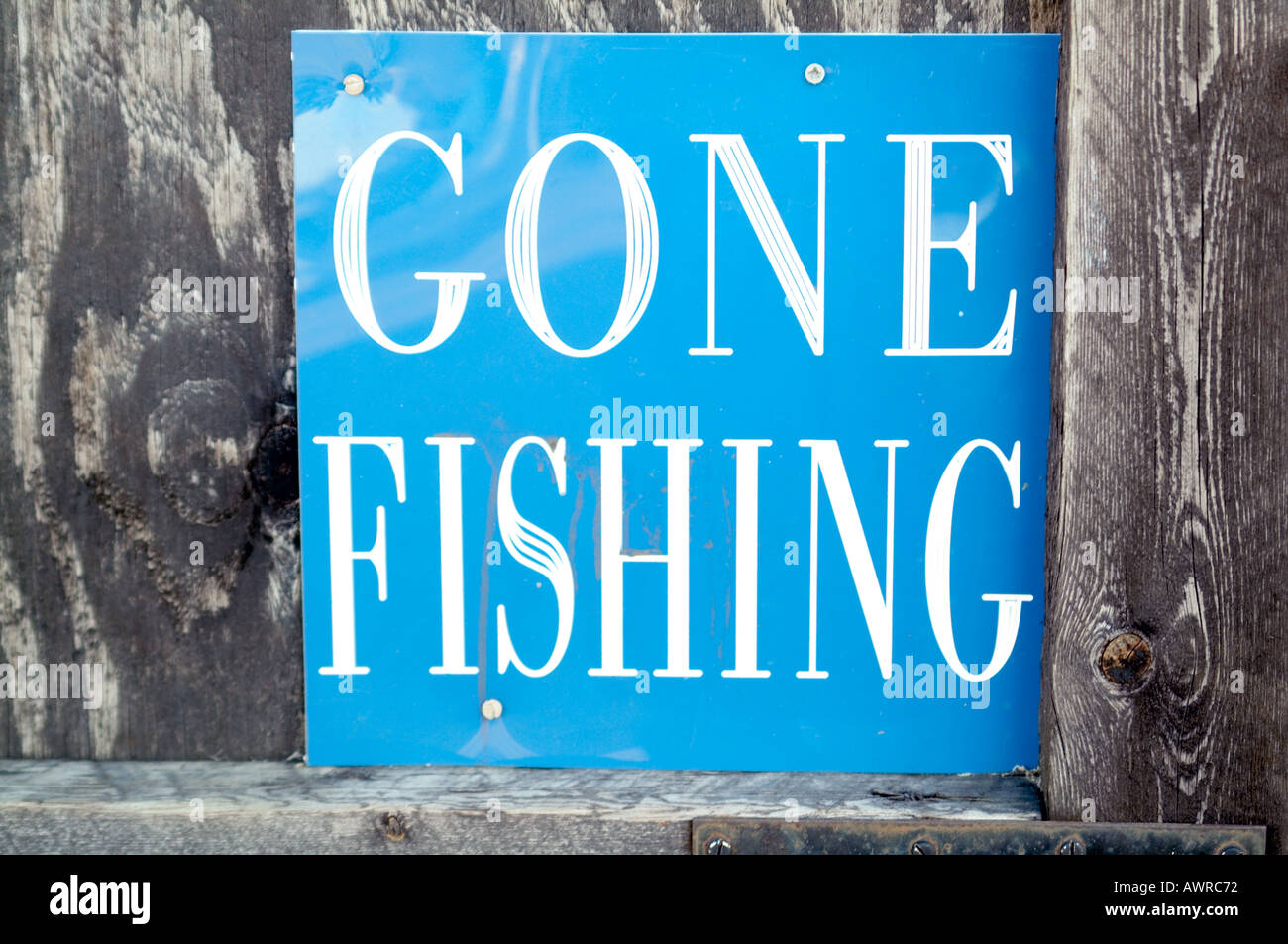 We are gone fishing hi-res stock photography and images - Alamy