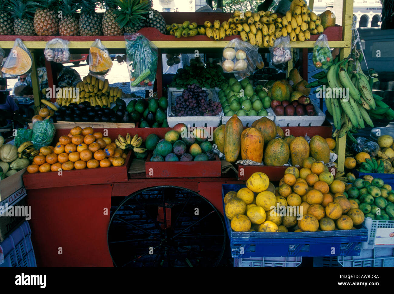 fruit stand, fruit vendor, vendor, selling fresh fruit, fresh fruits