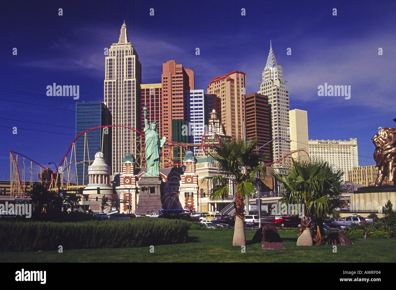 New York New York Hotel The Strip Las Vegas Nevada Usa Stock Photo - Alamy