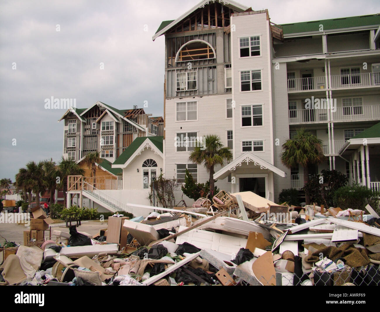 Vero beach florida hurricane damage hires stock photography and images