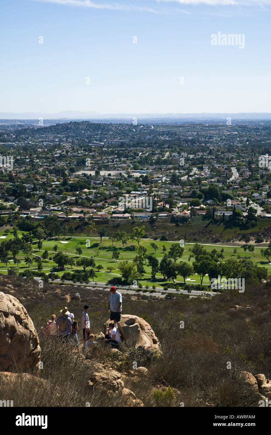 View from Mission Trails Cowles Mountain San Diego, California, USA Stock Photo Alamy