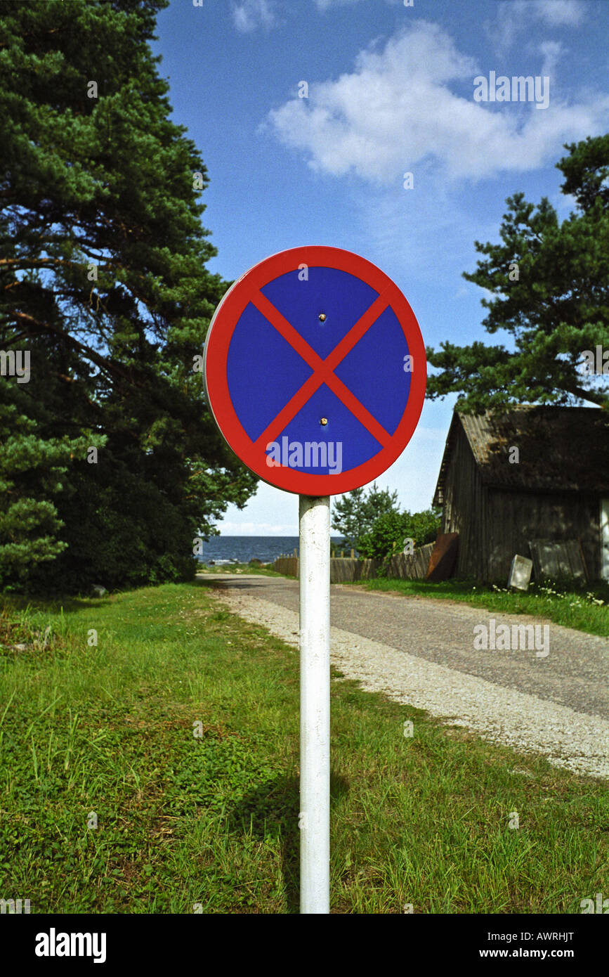 Sortida Sign Country Blue Stop Sign Country