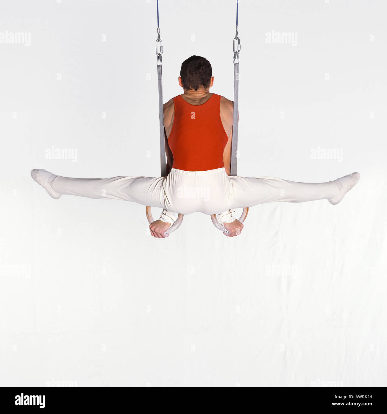 Gymnastic rings on white hires stock photography and images Alamy