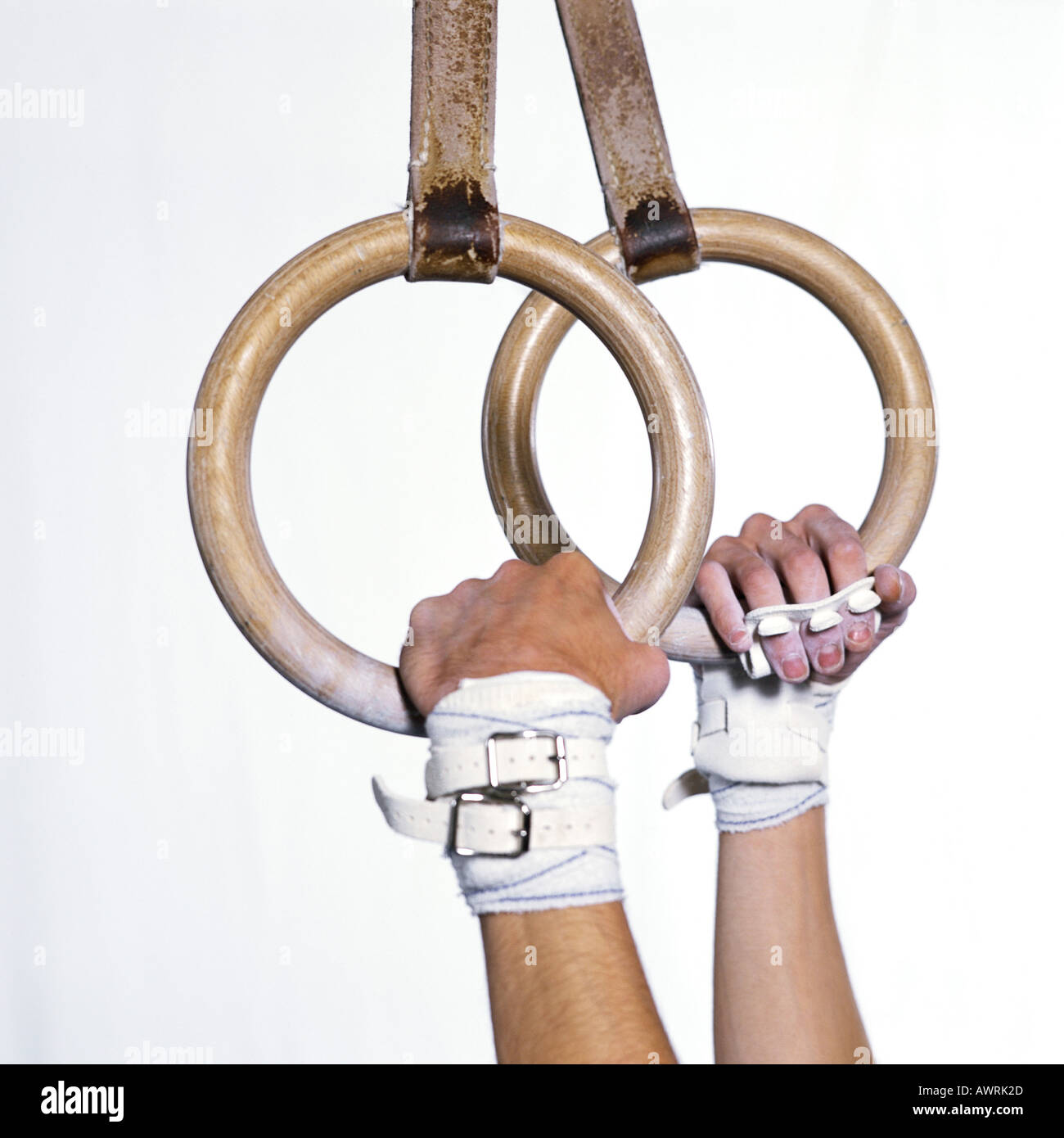 Gymnastics rings hand hi-res stock photography and images - Alamy