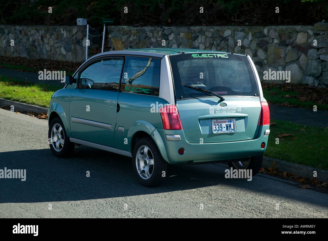 Electric car Anacortes, Washington, USA Stock Photo Alamy
