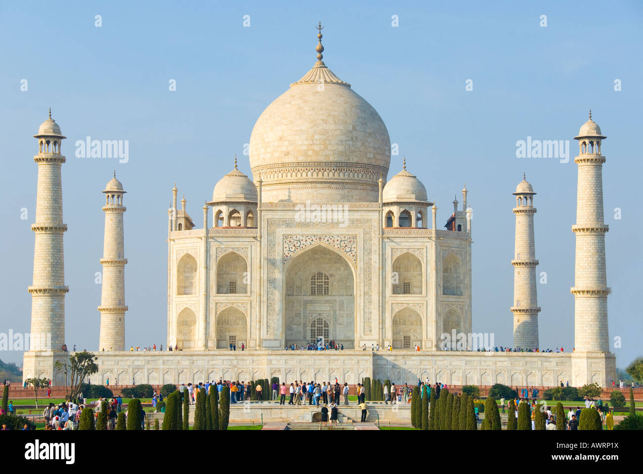 The Taj Mahal in Agra India Stock Photo