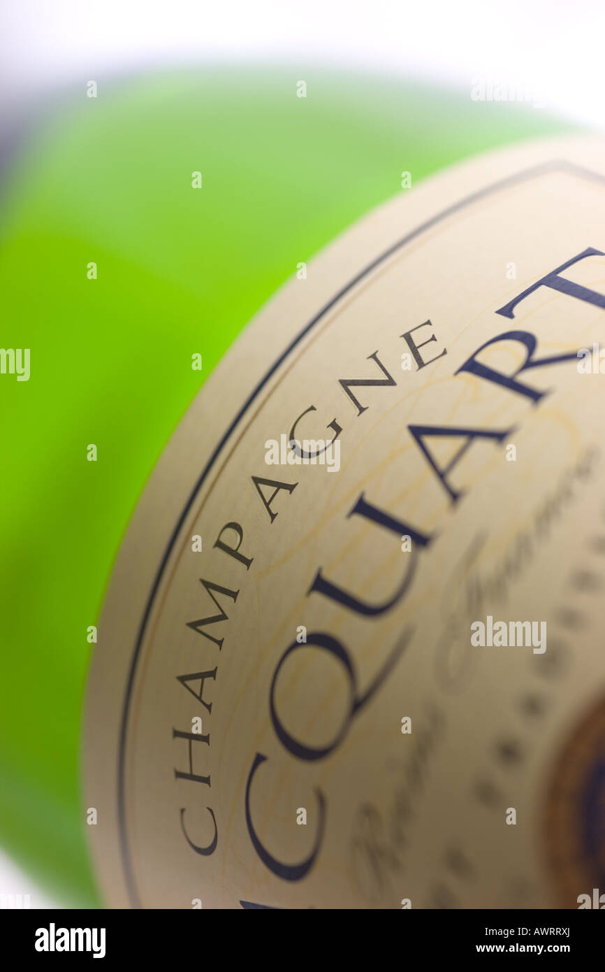 A bottle of French Champagne Stock Photo