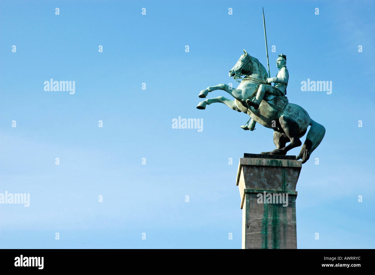 War monument, Rhine promenade, Duesseldorf, North Rhine-Westphalia, Germany Stock Photo