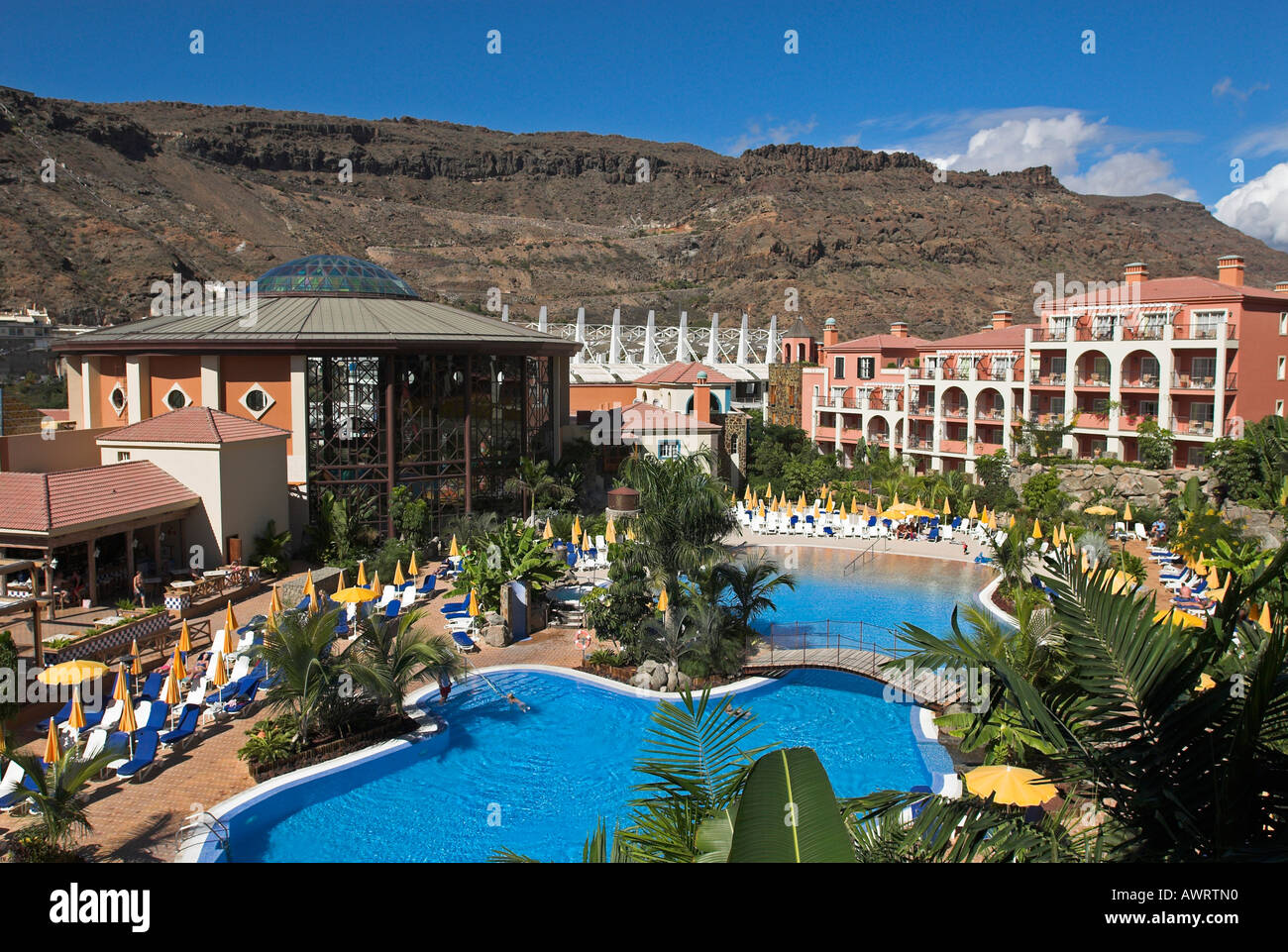 Hotel Cordial Mogan Playa in Puerto Mogan, Gran Canaria island, Spain, Europe Stock Photo
