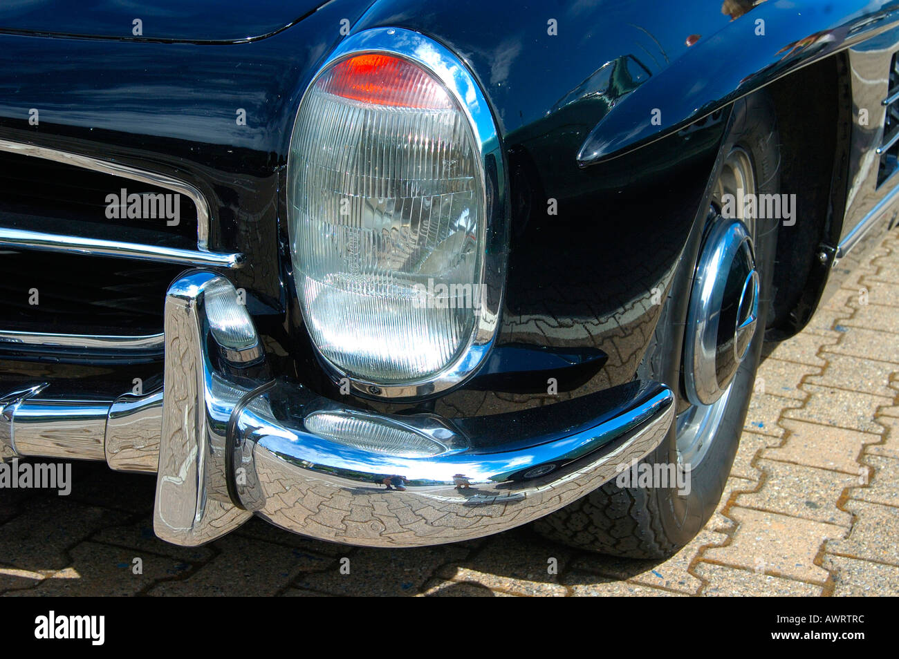Mercedes vintage car Stock Photo