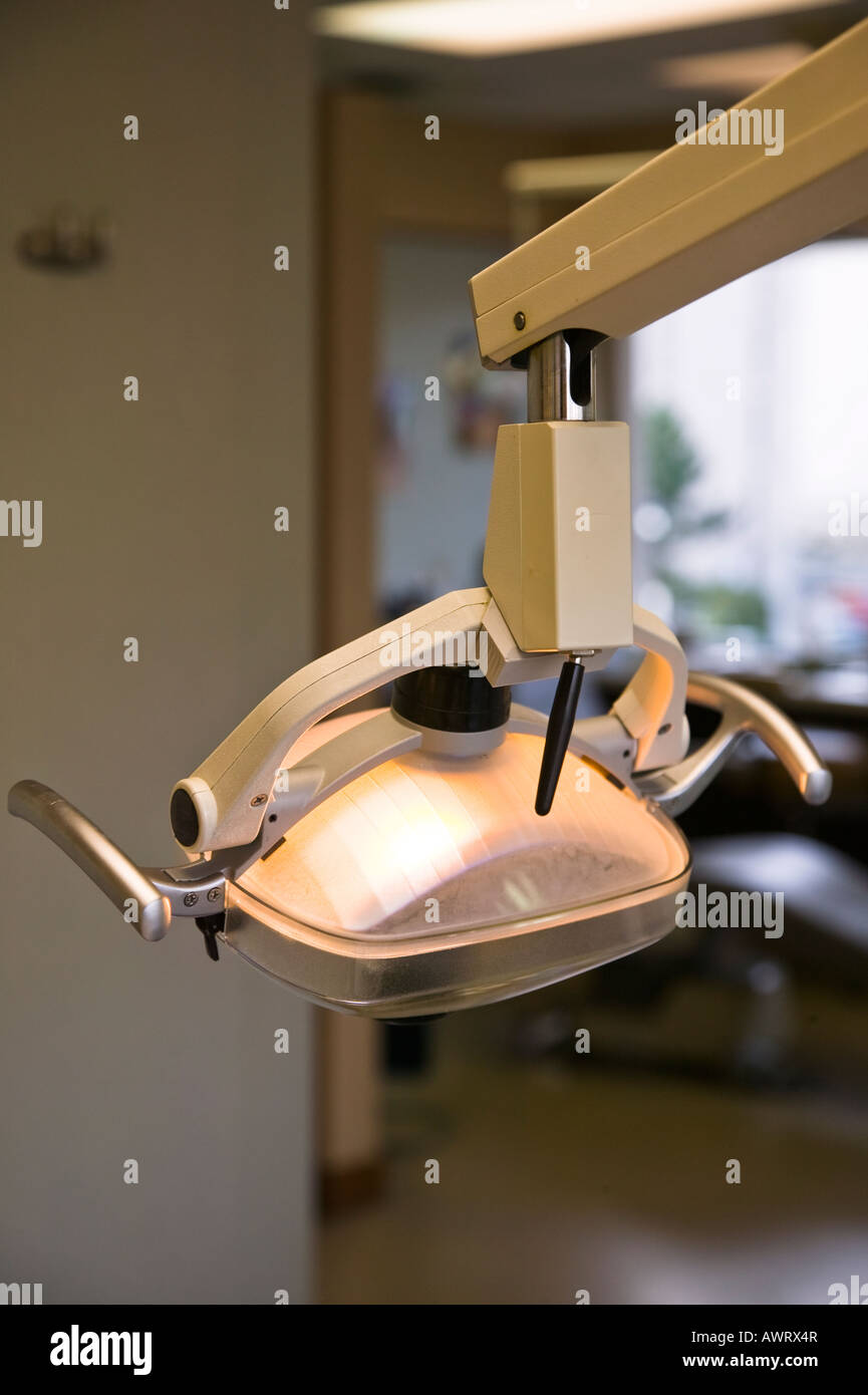 Dental exam light Stock Photo Alamy