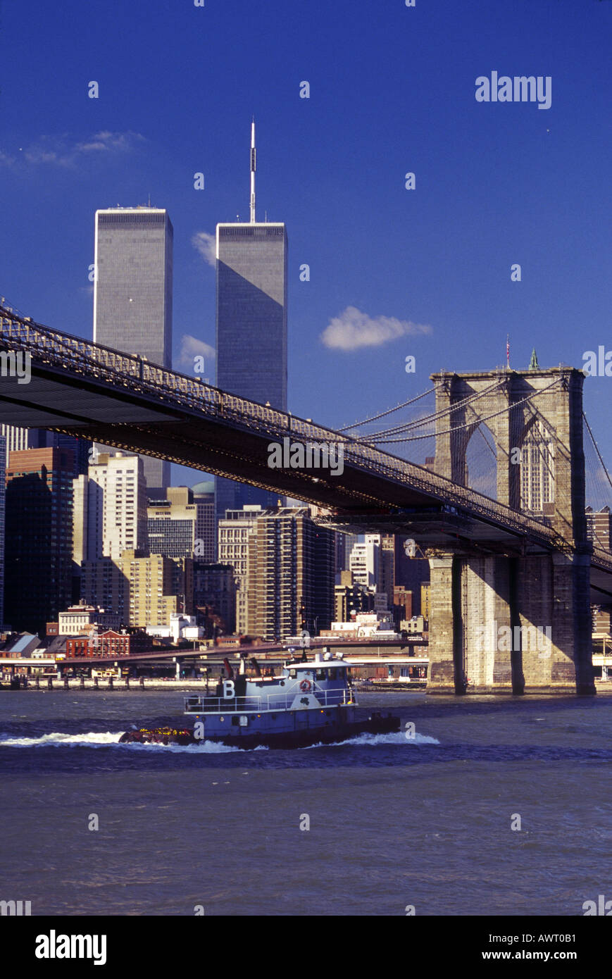 New york skyline pre 11 hi-res stock photography and images - Alamy