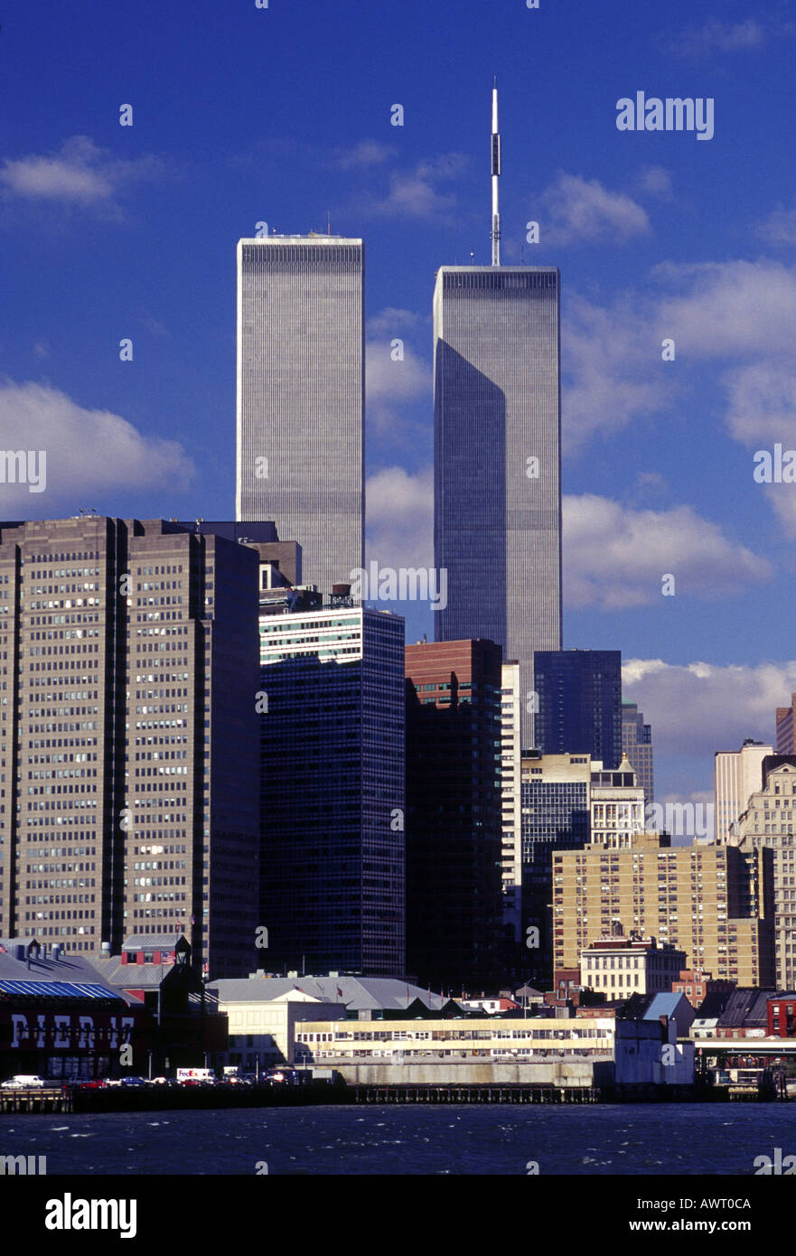 New york skyline pre 11 hi-res stock photography and images - Alamy