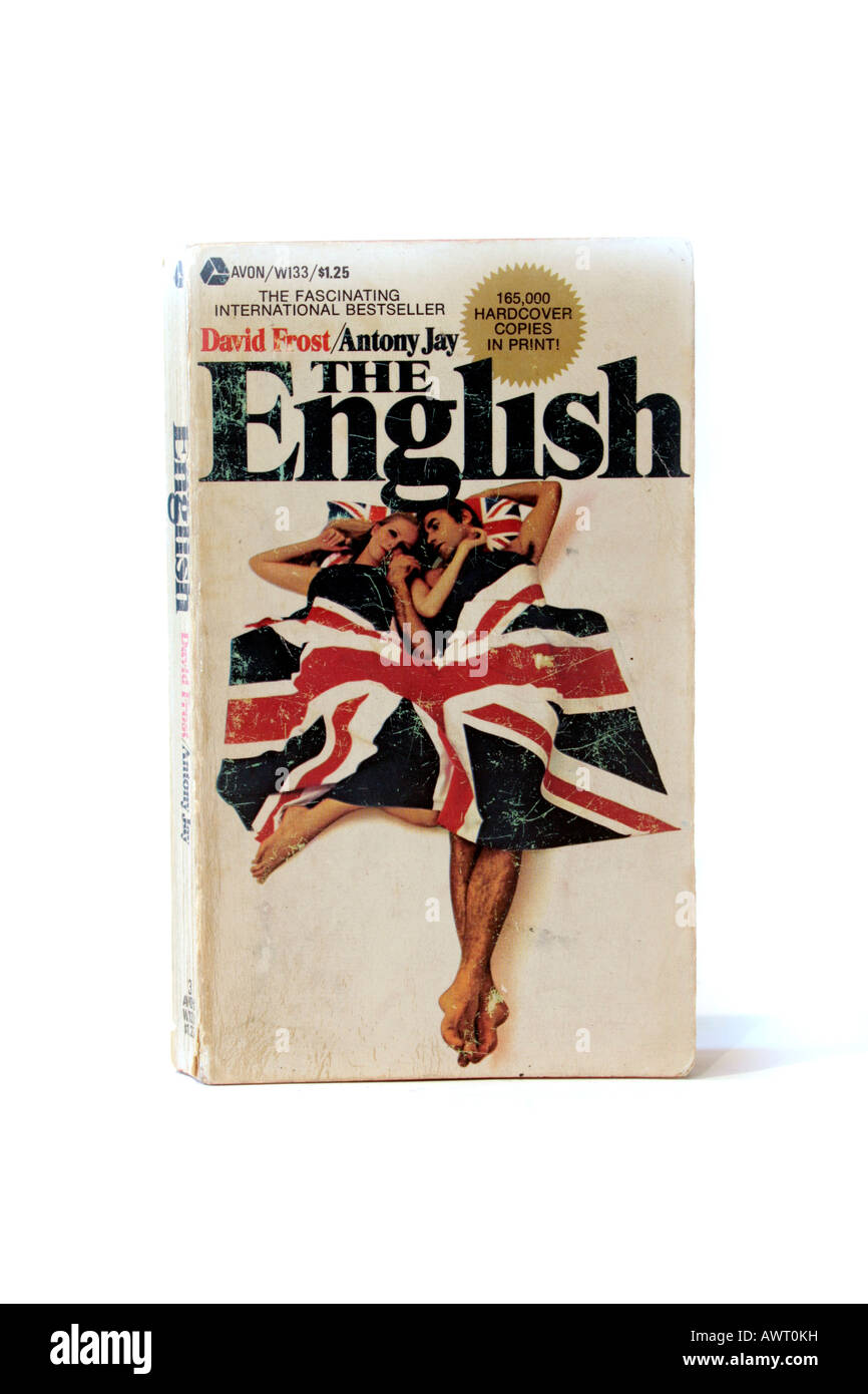 Paperback book, The English by David Frost and Antony Jay Stock Photo