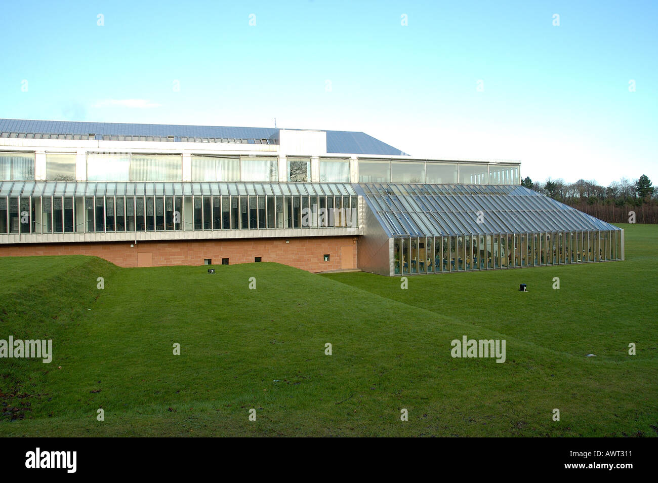 Burrell Collection building Pollock Estate Glasgow Scotland Stock Photo