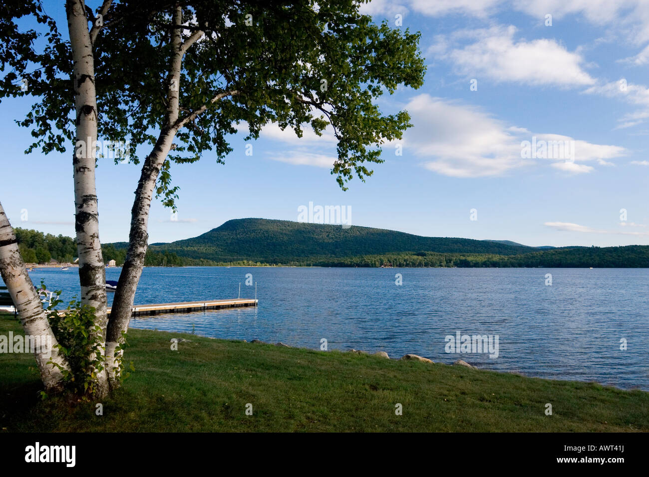 Speculator Mountain from Lake Pleasant, Adirondack Mountains, New York
