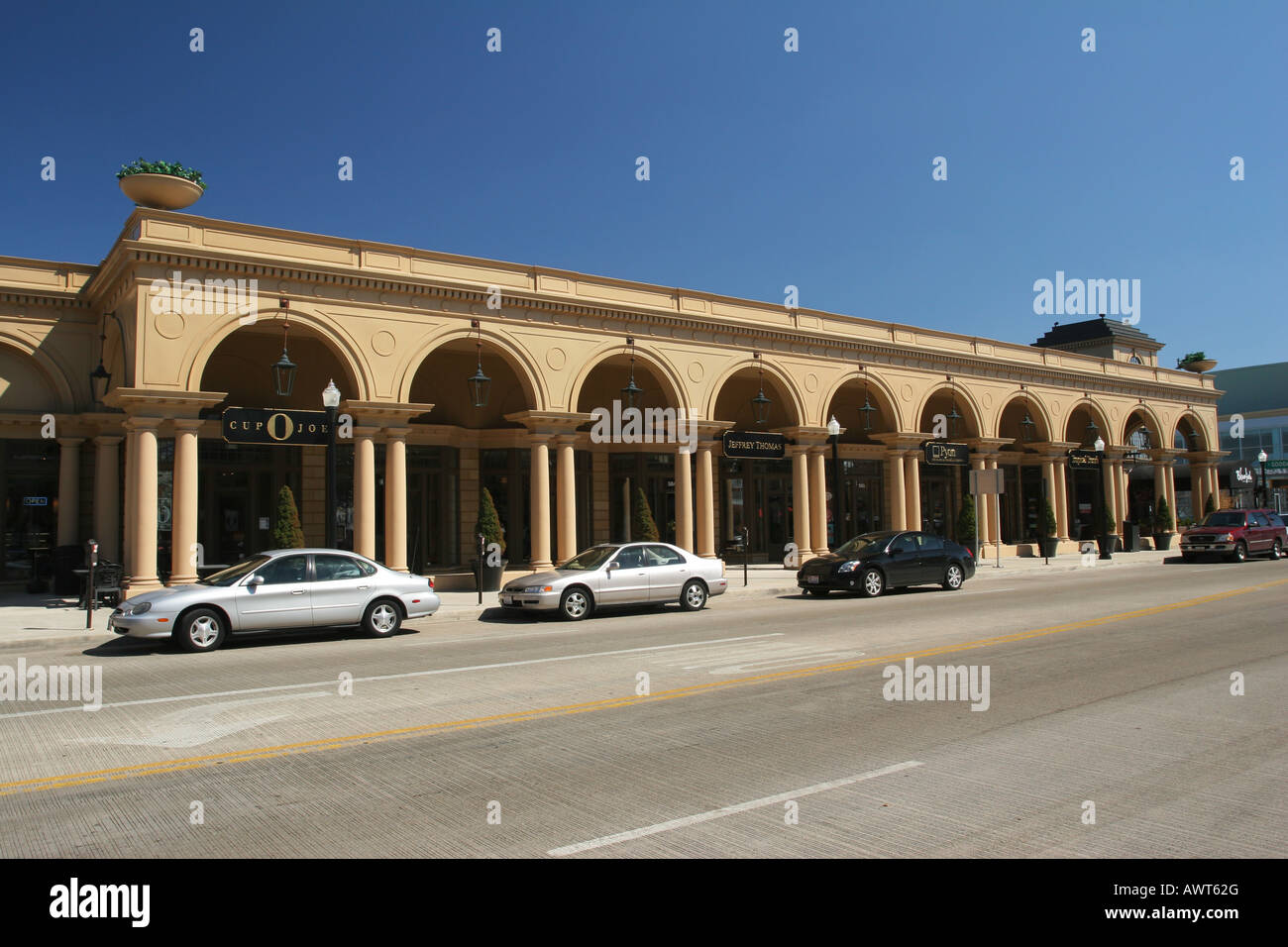 The Cap Stores in the Short North District Columbus Ohio Stock Photo