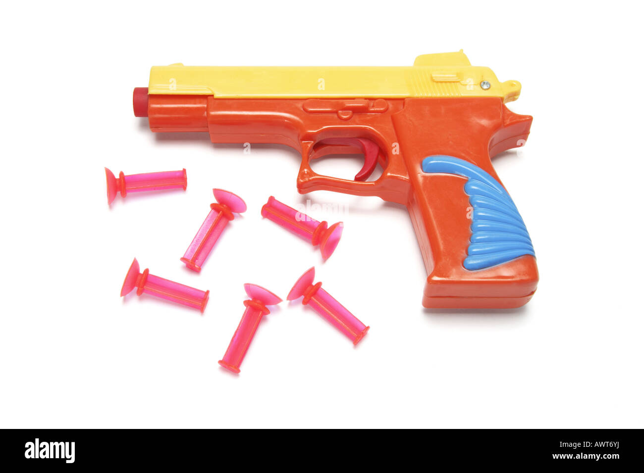 Toy Gun with Rubber Bullets Stock Photo Alamy
