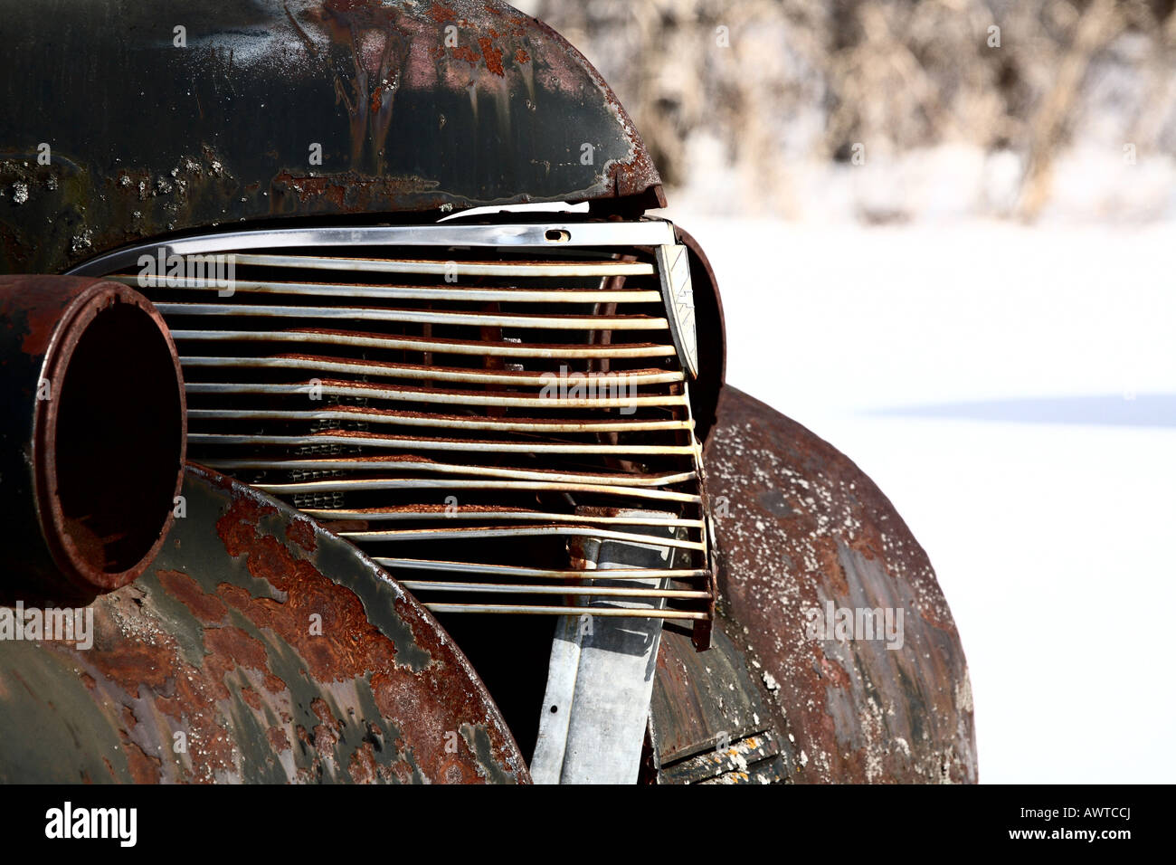 Front end of antique car Stock Photo - Alamy