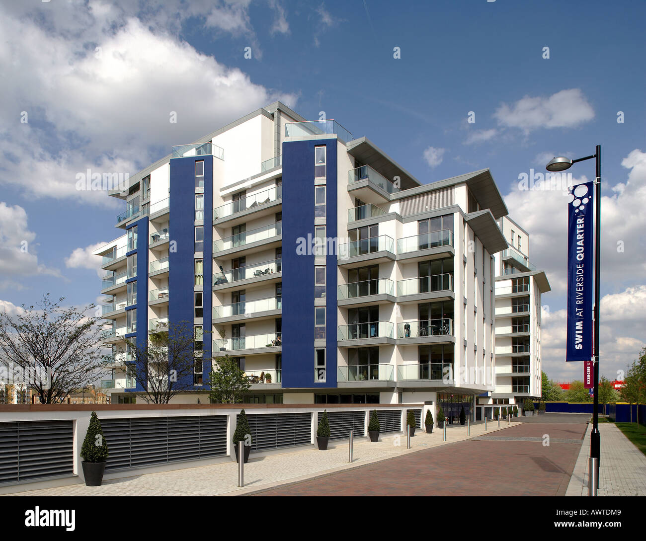 RIVERSIDE QUARTER, LONDON, UK Stock Photo - Alamy