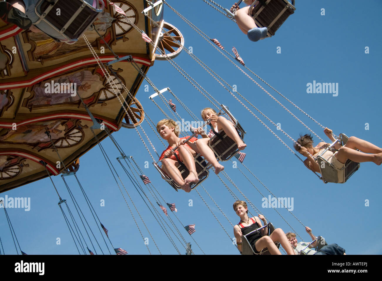 people in amusement park Stock Photo - Alamy