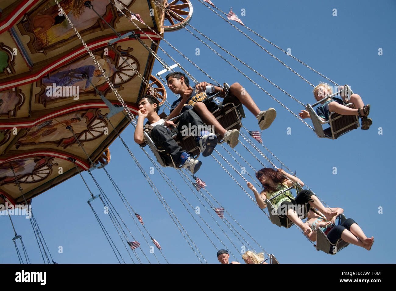 people in amusement park Stock Photo - Alamy