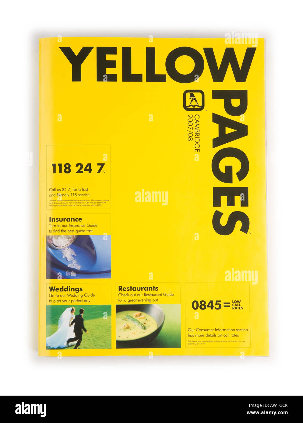 yellow pages book cover