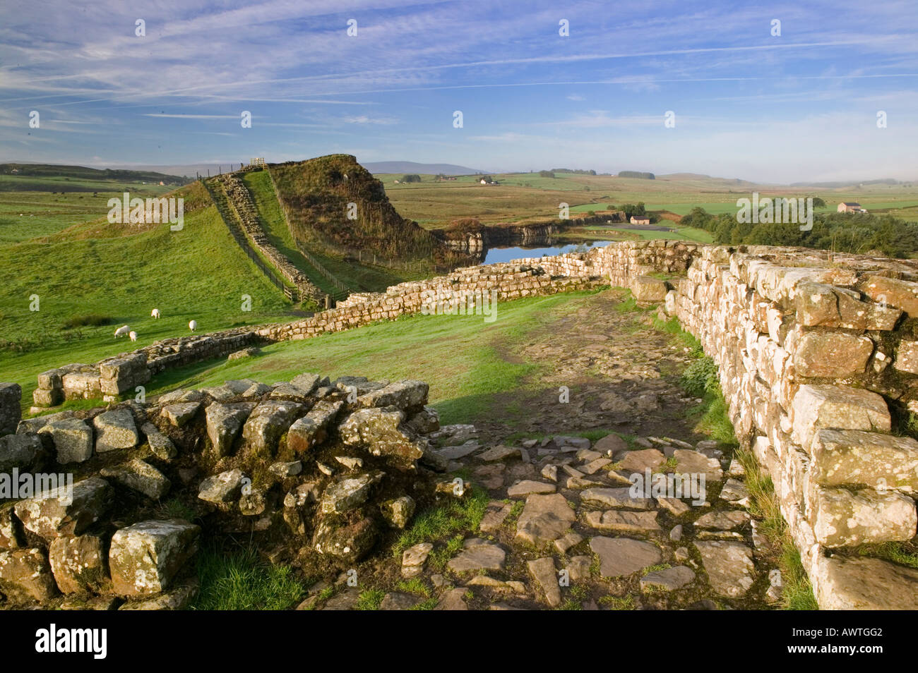 Milecastle at cawfields hi-res stock photography and images - Alamy