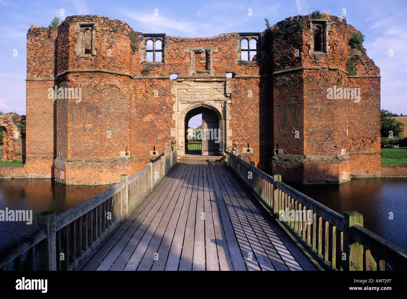 Kirby Muxloe Castle Leicestershire Medieval moated English architecture