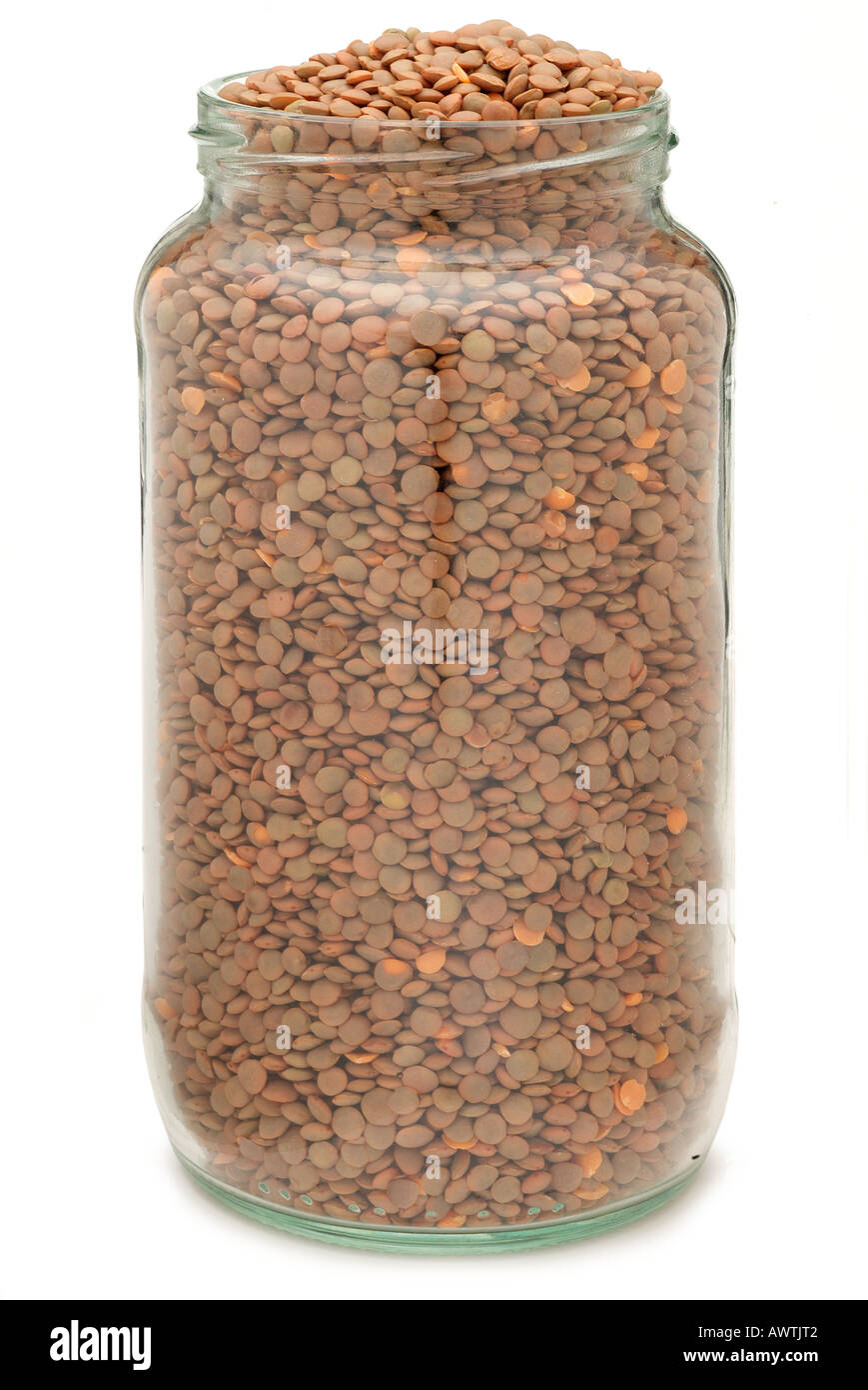 Split Lentil bean circular round rounded grain grains seed yellow red