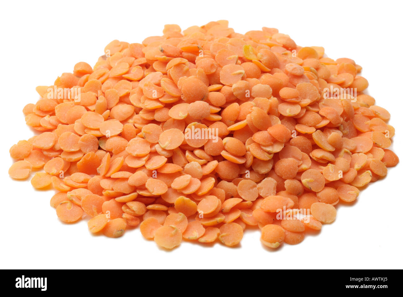 Split Lentil bean circular round rounded grain grains seed yellow red orange pea legume pulse