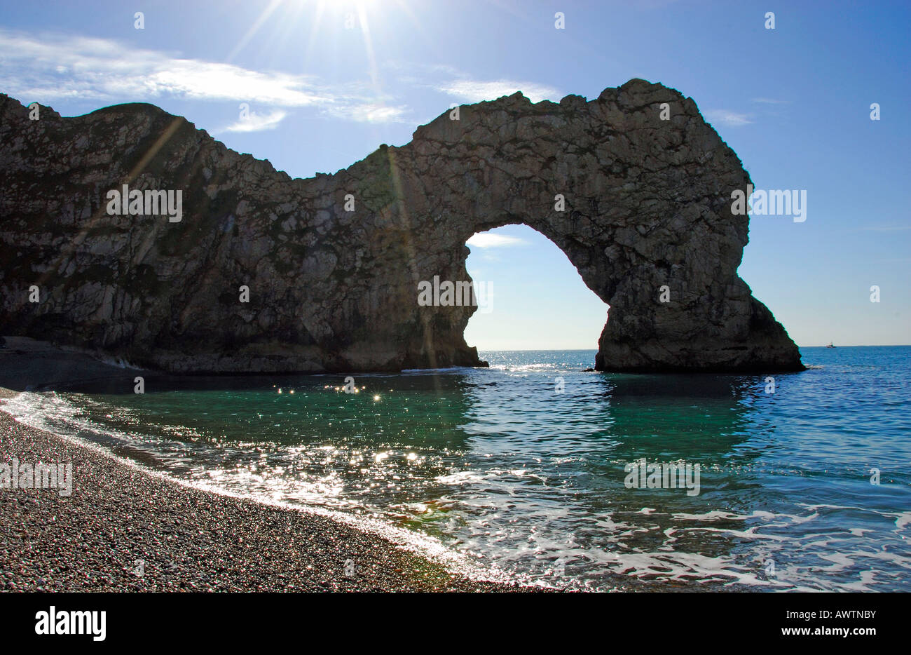 durdle door is a timeless geological wonder Stock Photo