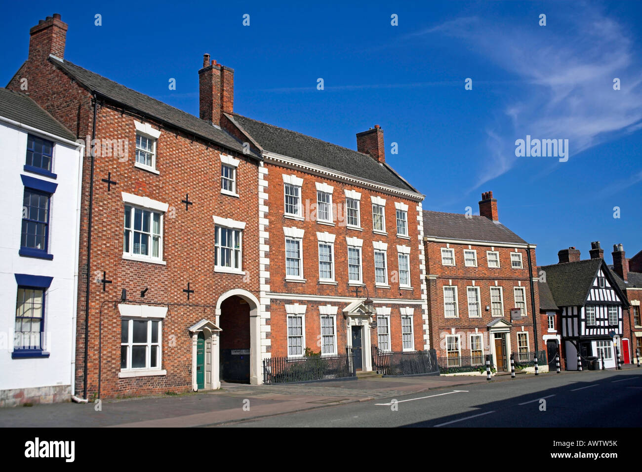 Welsh Row Nantwich Cheshire England Stock Photo