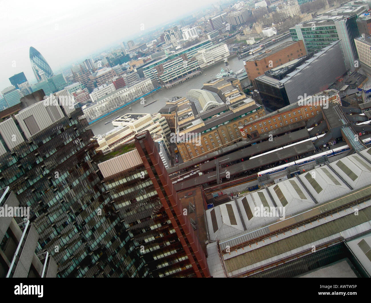 View from Guys Hospital over London Bridge UK Stock Photo Alamy