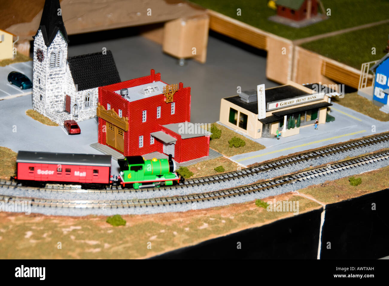 miniature electric train set