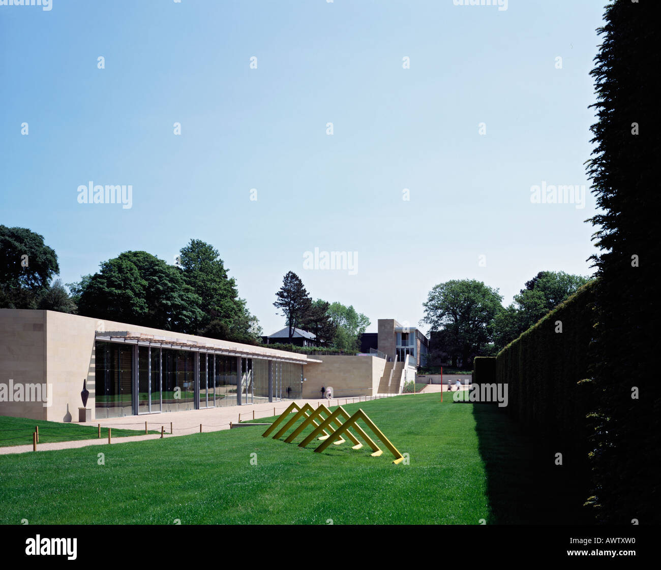 UNDERGROUND GALLERY YORKSHIRE SCULPTURE PARK, WAKEFIELD, UK Stock Photo Alamy