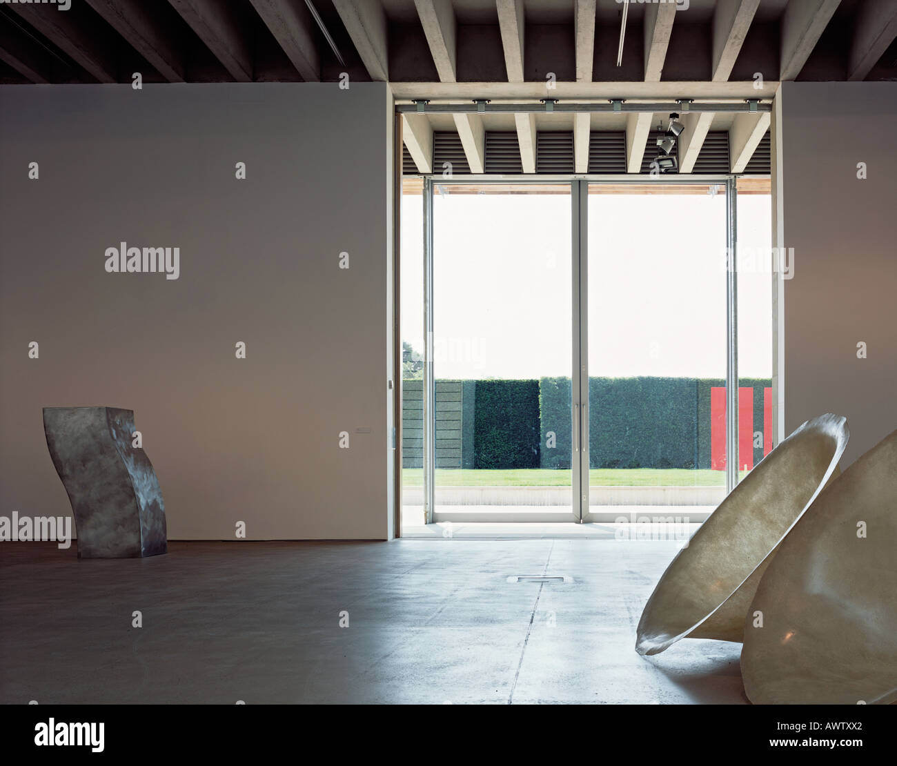 UNDERGROUND GALLERY YORKSHIRE SCULPTURE PARK, WAKEFIELD, UK Stock Photo Alamy