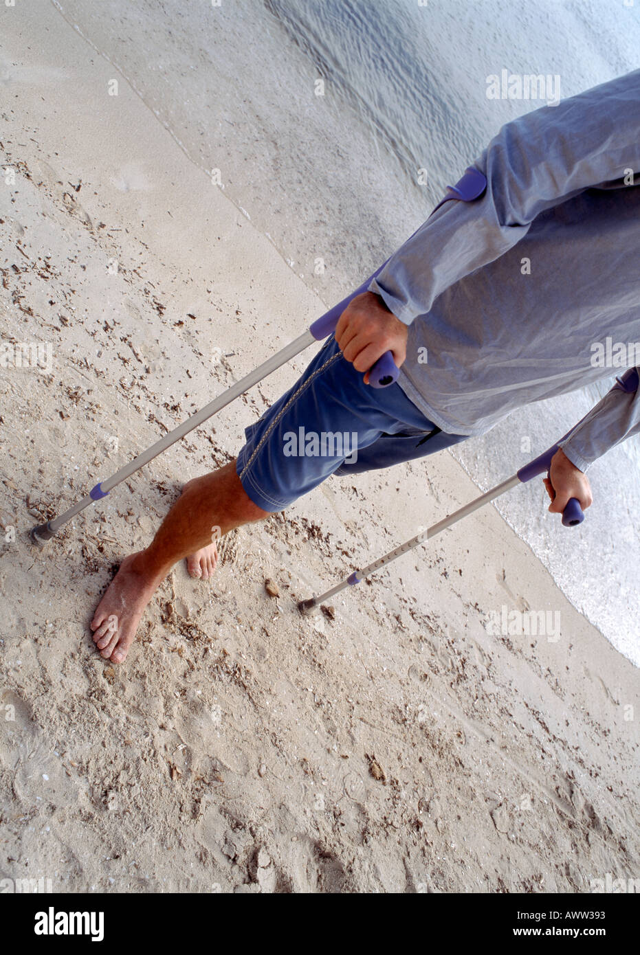 Beach Crutches Stock Photos & Beach Crutches Stock Images Alamy