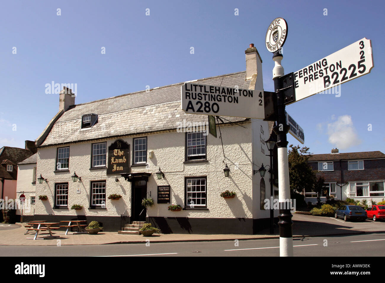 UK West Sussex Angmering the Lamb Inn public house Stock Photo