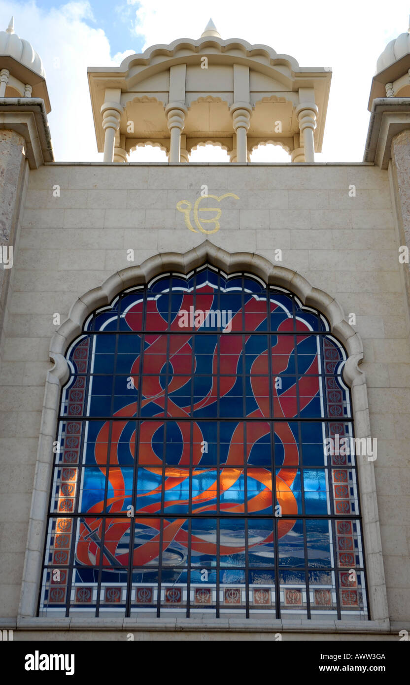 Gurdwara Sri Guru Singh Sabha Temple in Southall Middlesex Stock Photo