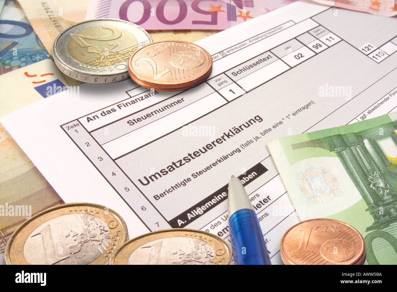 German tax return form hires stock photography and images Alamy
