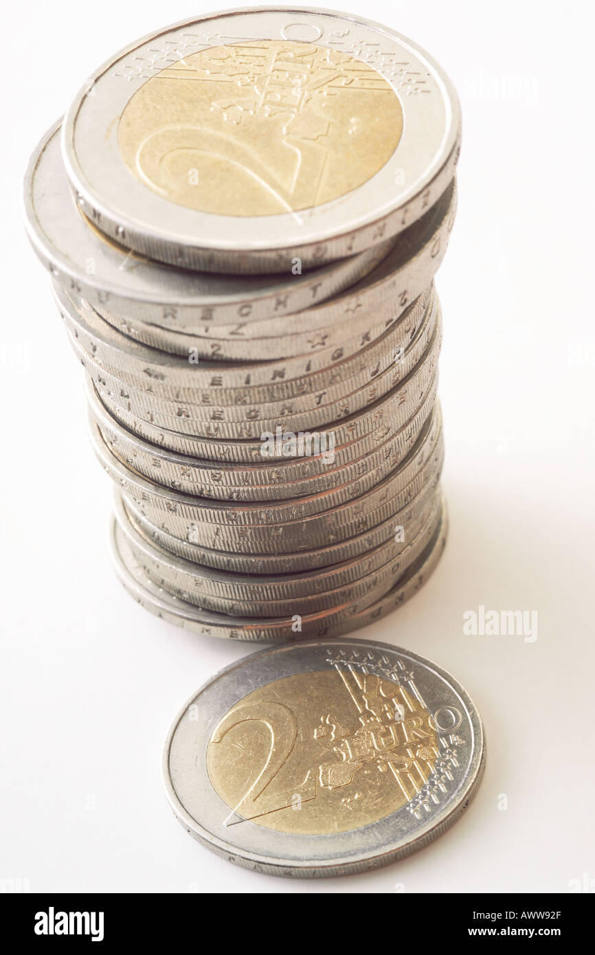 2 euro coins hi-res stock photography and images - Alamy